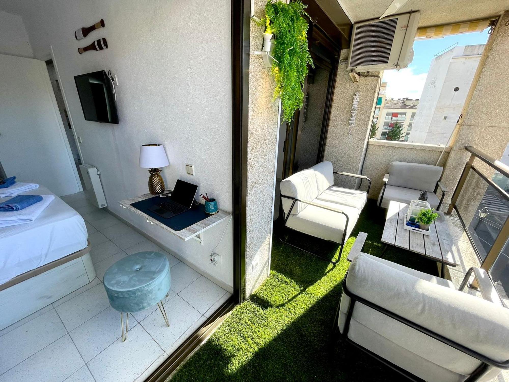 Apartemento Piscina Centro Calella 3 Min Playa Esterno foto