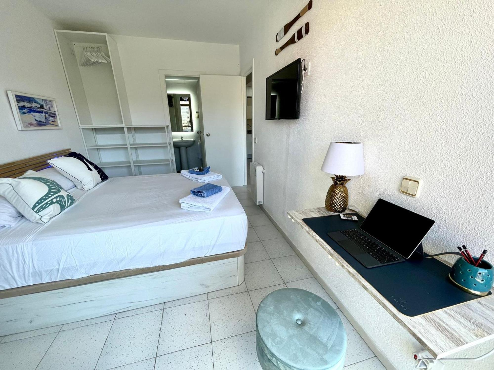 Apartemento Piscina Centro Calella 3 Min Playa Esterno foto