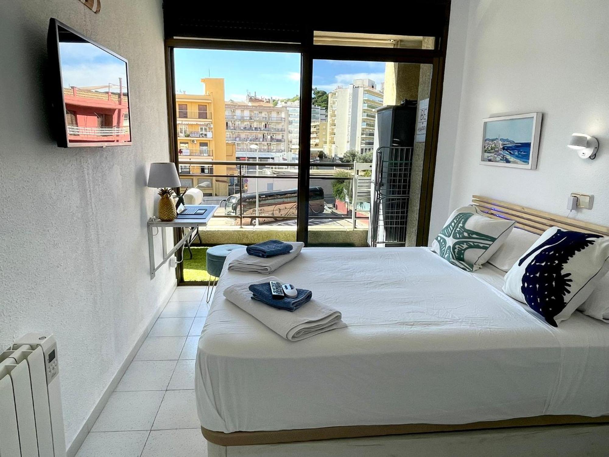 Apartemento Piscina Centro Calella 3 Min Playa Esterno foto