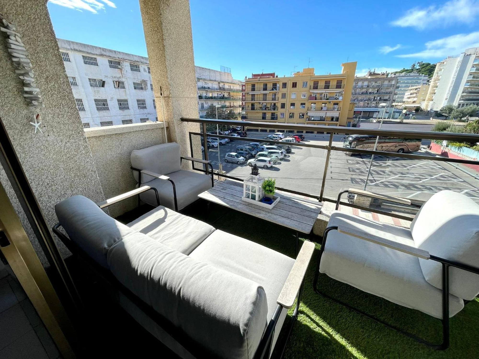 Apartemento Piscina Centro Calella 3 Min Playa Esterno foto